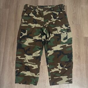 Camo Men's Green and Brown Cargo Pants